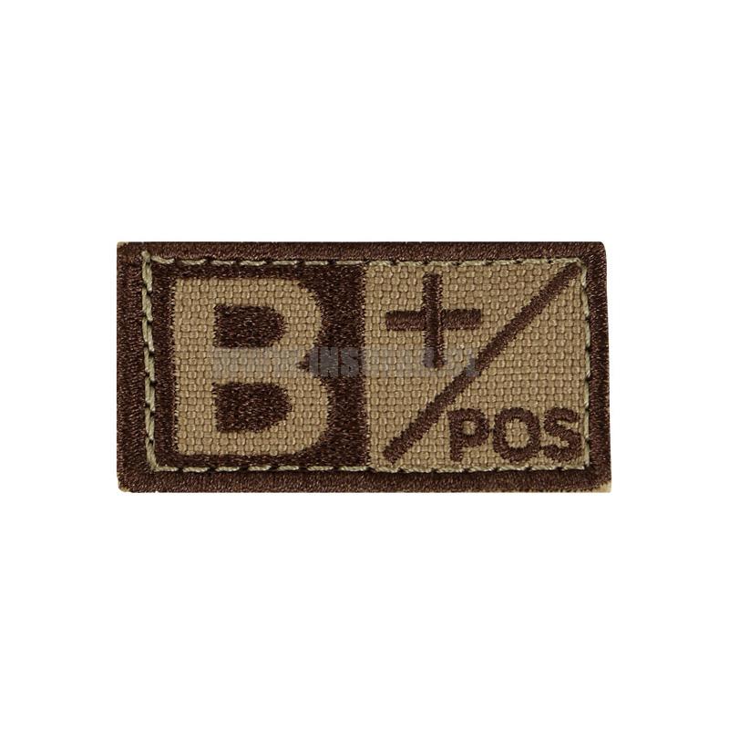 Parche Tipo de Sangre B+ Condor coyote