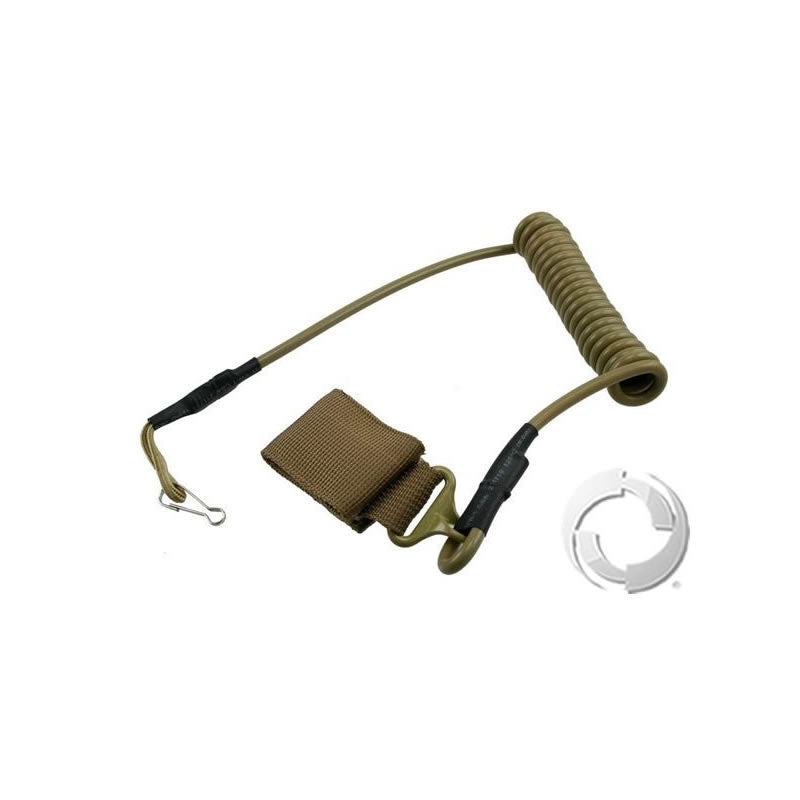 Lanyard Seguro para Pistola coyote