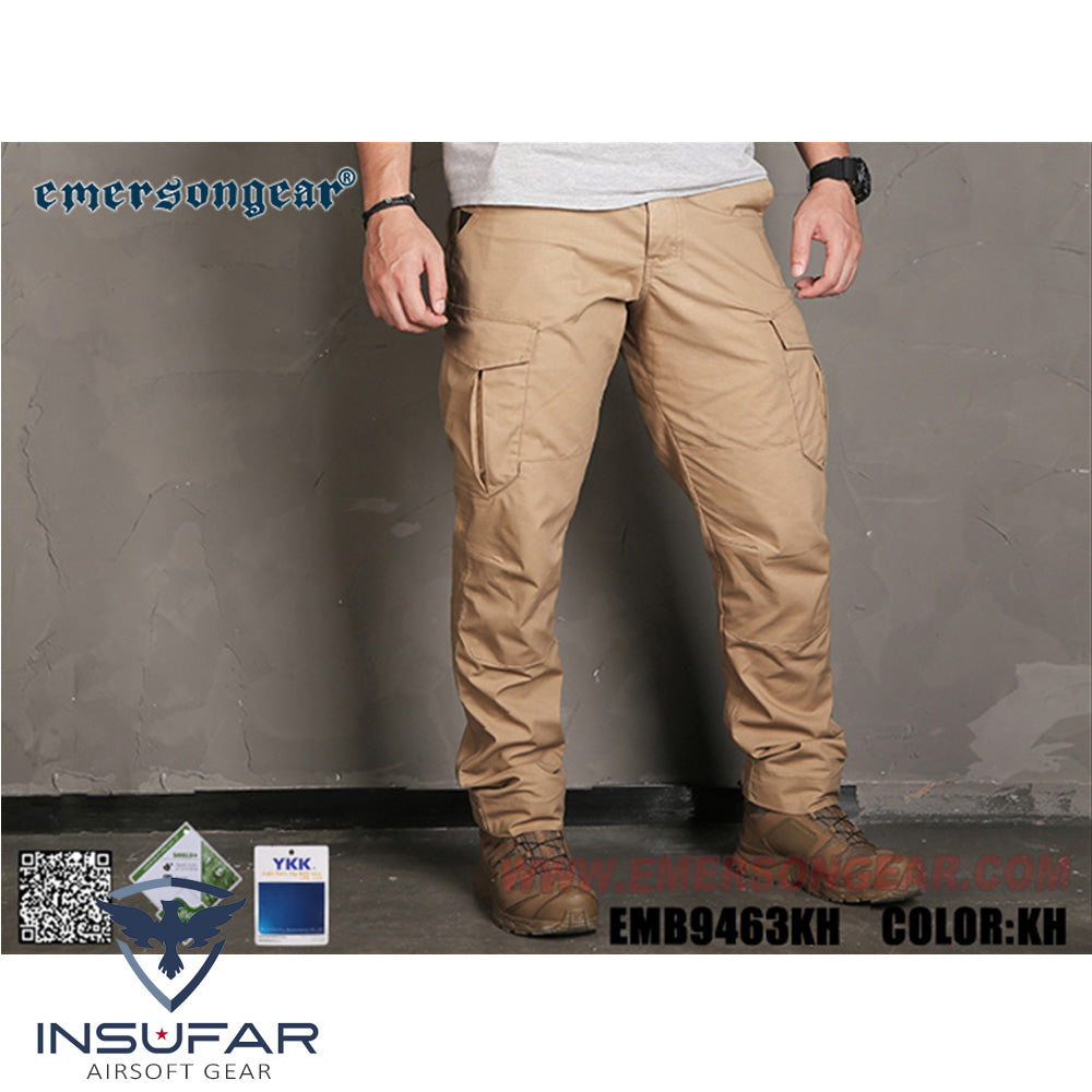 Pantalón Emerson Blue Label calce ergonómico khaki (34W)