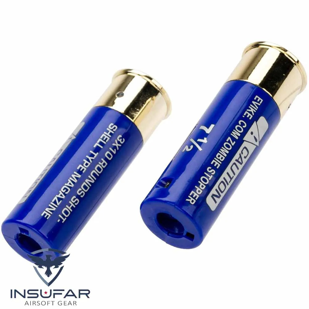 Pack 2 cartuchos Evike Zombie Stopper 30 Rondas azul