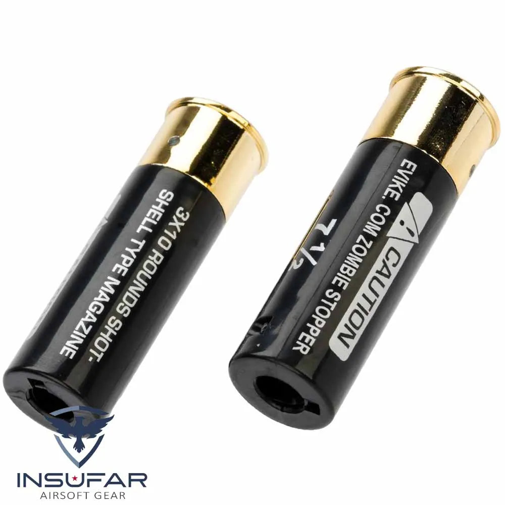 Pack 2 cartuchos Evike Zombie Stopper 30 Rondas negros