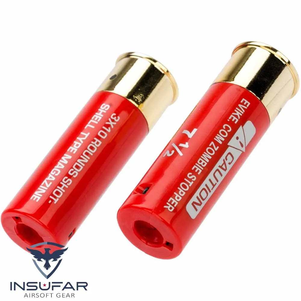 Pack 2 cartuchos Evike Zombie Stopper 30 Rondas (Rojo)