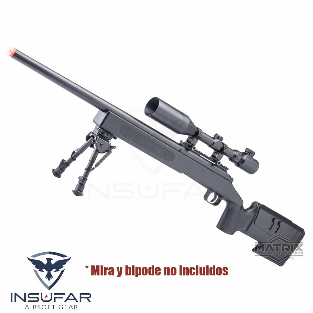 Replica Sniper Matrix / Double Eagle USMC M40A3 Sportline negra