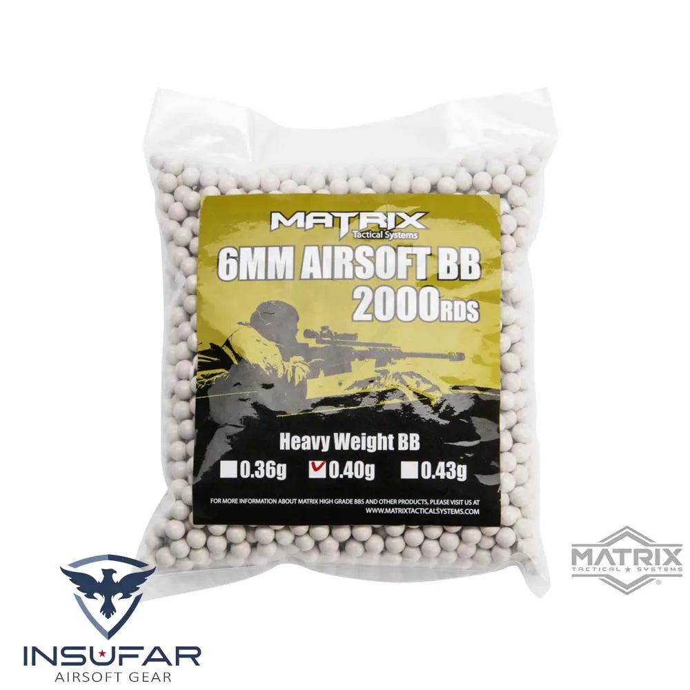 Bolsa Balines Matrix 2000rds 0.40g "Sniper MAX Grade"