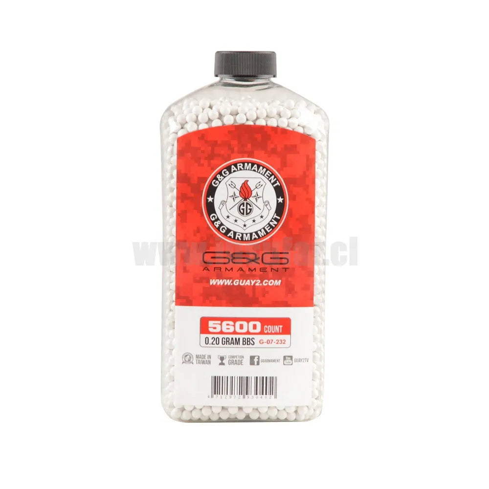 Balines G&G 0.20Grs. 5600Rds