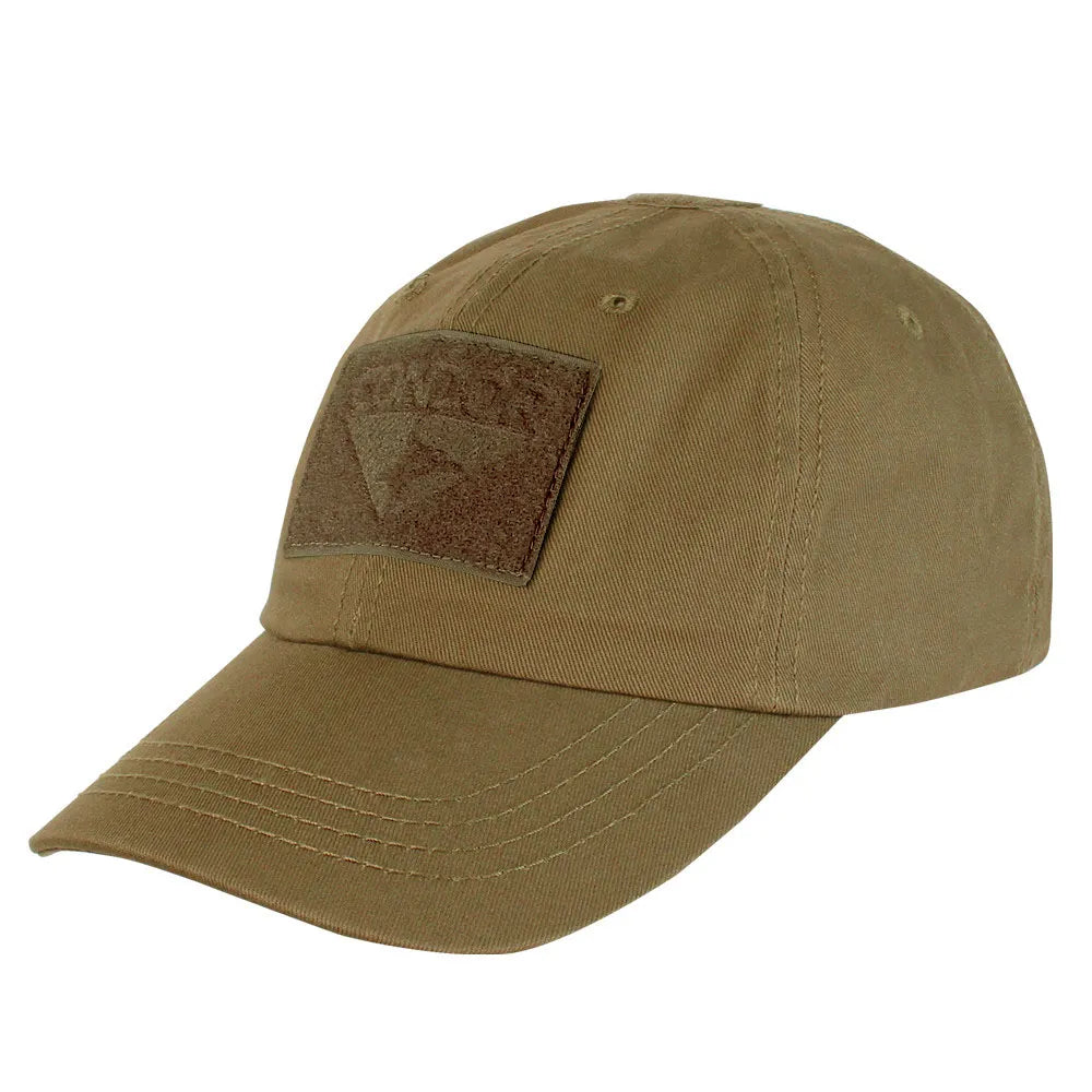 Gorra Táctica Condor con velcro – Coyote brown