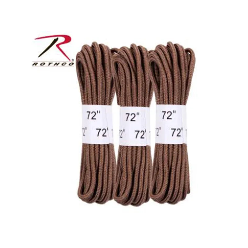 Pack 3 cordones Rothco coyote 72 pulg.