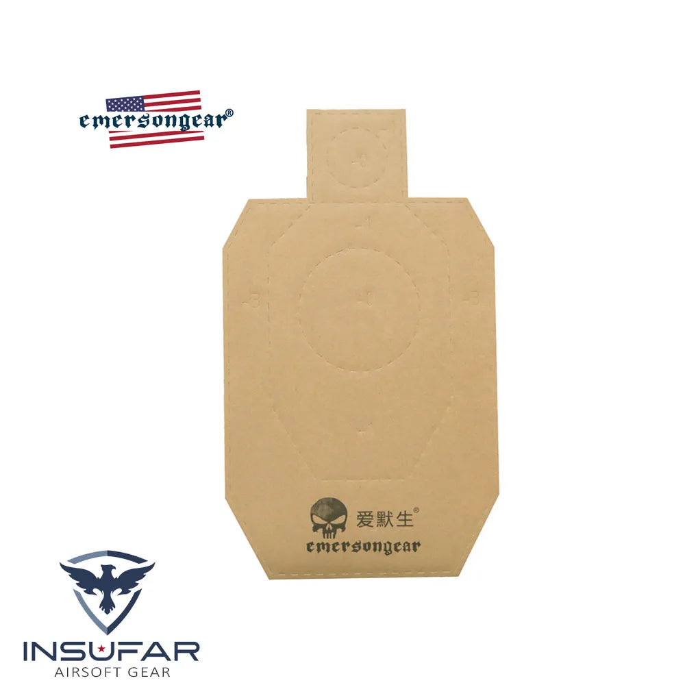 Silueta Emerson IDPA 10 pulgadas