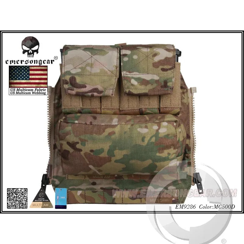 Back Pack Zip panel para chaleco AVS /JPC2.0/CPC Multicam