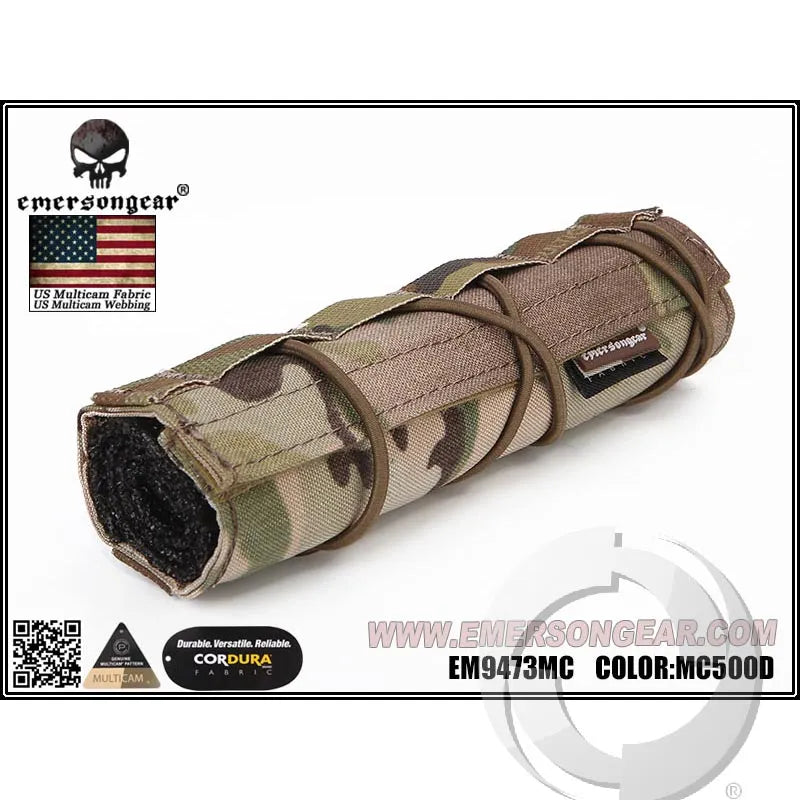 Cubre silenciador EmersonGear 18cms multicam