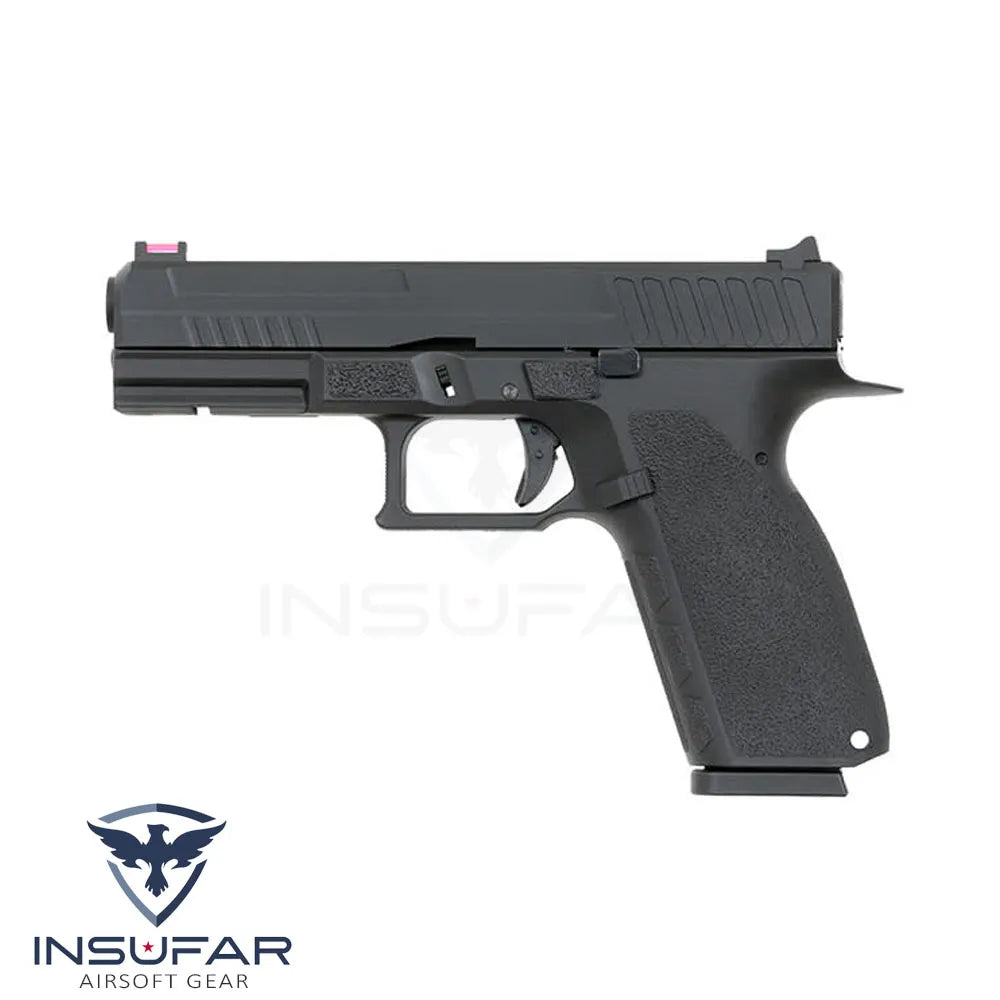Replica pistola KJW KP-13 gas negra corredera metálica