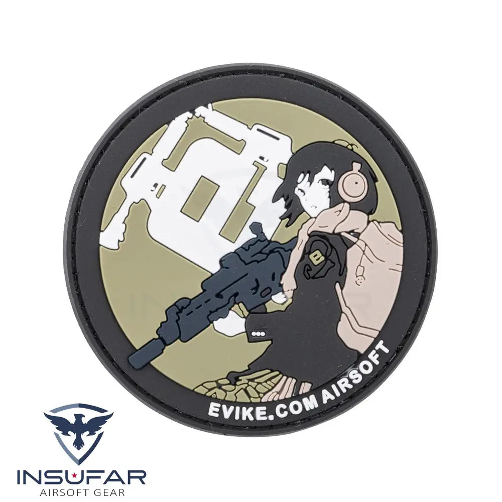 Parche PVC "Airsoft Gunner Girl "Evike