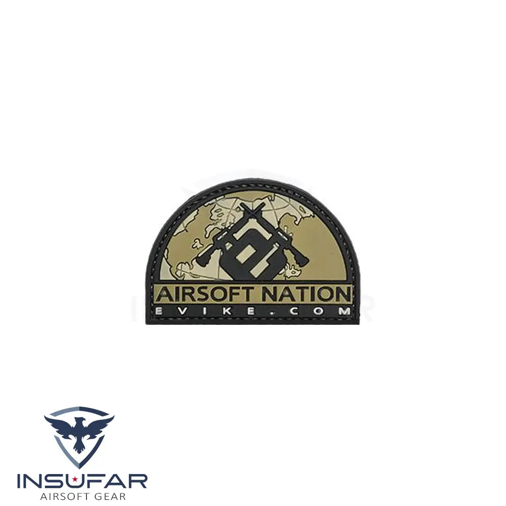Parche PVC tan Airsoft Nation II Evike