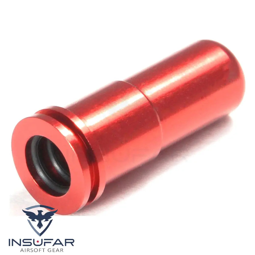 Nozzle AEG Maxx Model aluminio CNC doble O-Ring (Largo: 21.25mm)