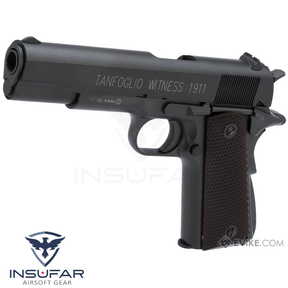 Pistola 4.5mm Air Gun Tanfoglio Witness Full Metal Co2 Blowback 1911 (.177 cal Air Gun)