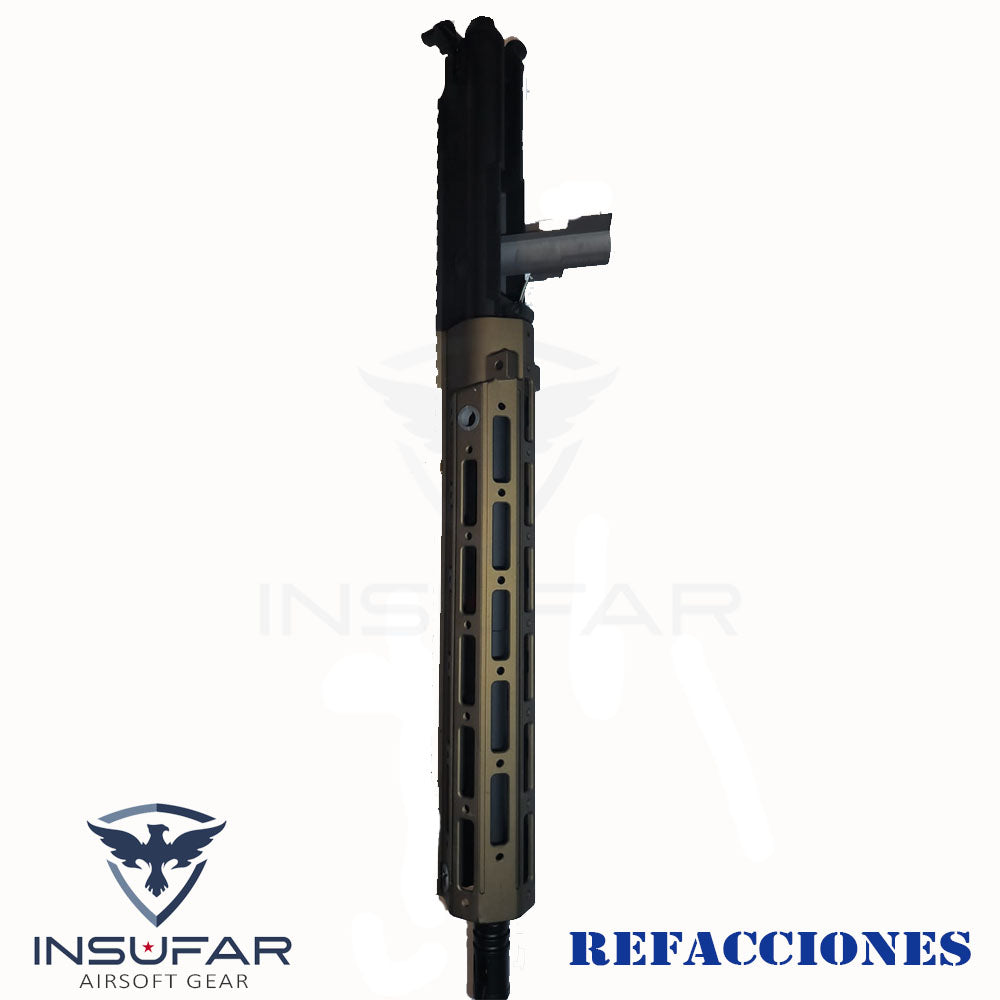 Desarme - Kit handguard y upper receiver chaoz bronce (con preparador) Specna Serie H full metal Specna Arms (compatible con versiones EDGE Serie H)