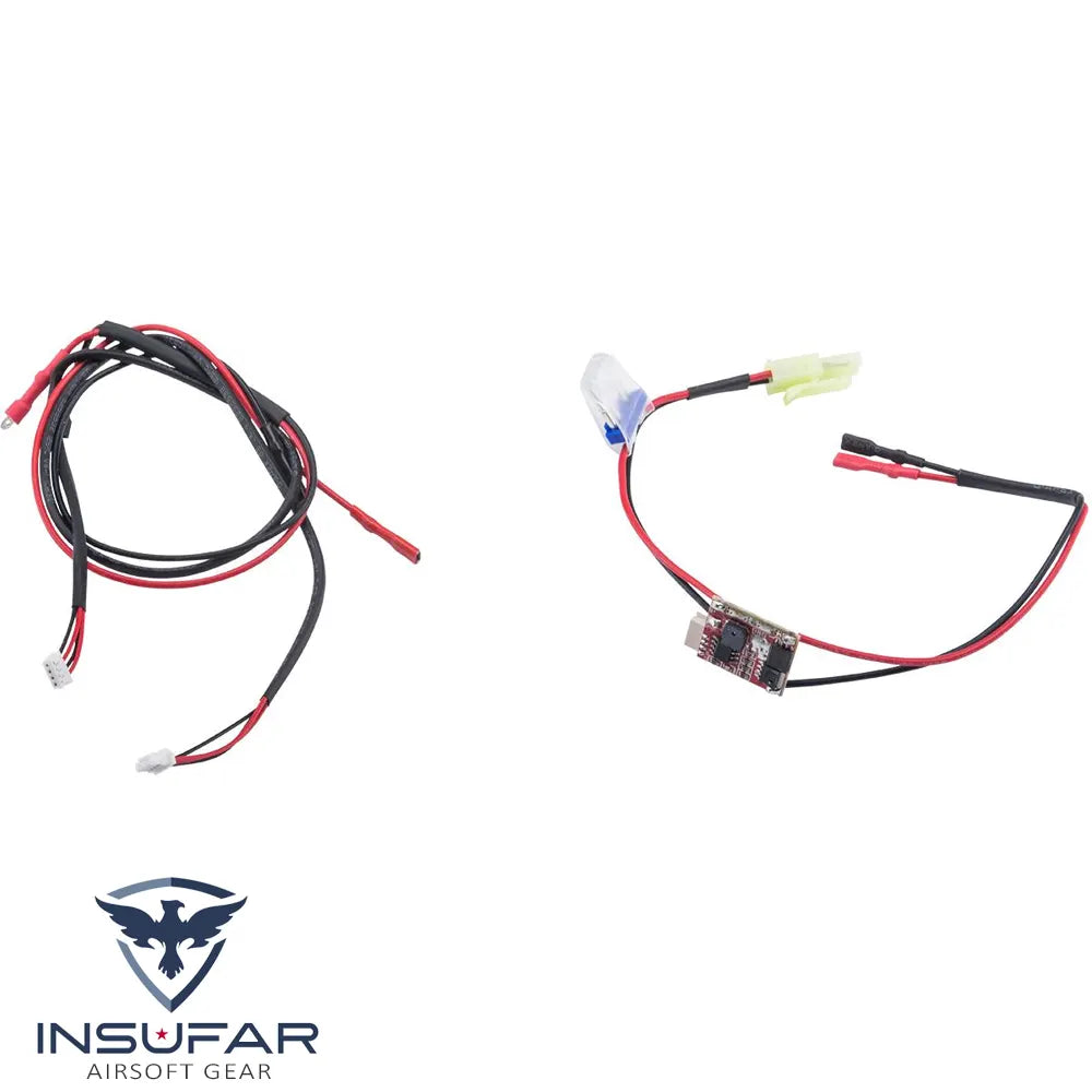 ETU 2.0 + Mosfet 4.0 + gatillo vertical para gearbox Ver.II (Cableado trasero)