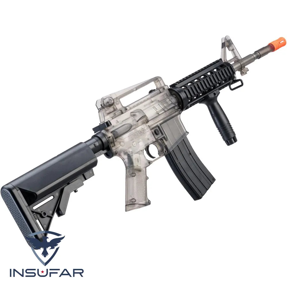 Kit Airsoft Sig Sauer "Patrol Rifle" AEG + Pistola 1911 – Color Transparente