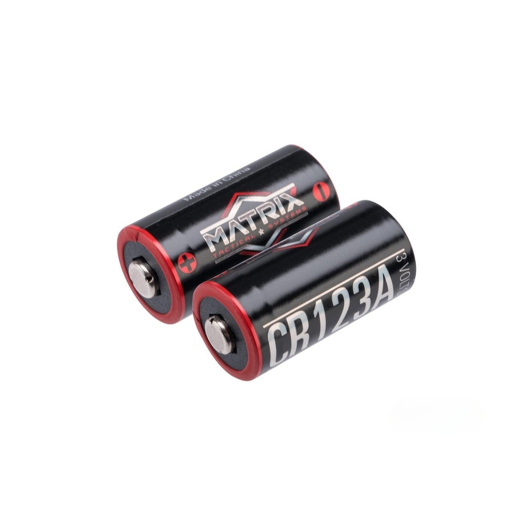 Pack de 2 pilas CR123A 3V Matrix