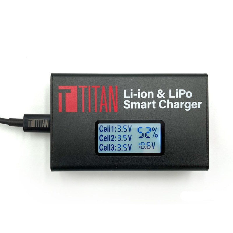 Cargador balanceador de baterías Lipo Titan (Mod. USB-C)