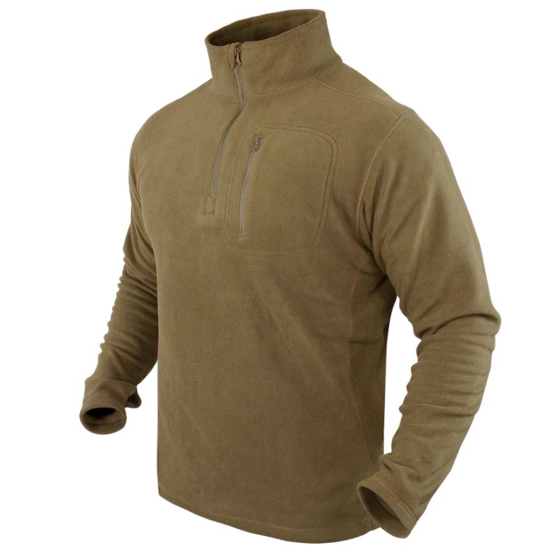 Polar Táctico Condor Quarter Zip Pullover Coyote Talla M