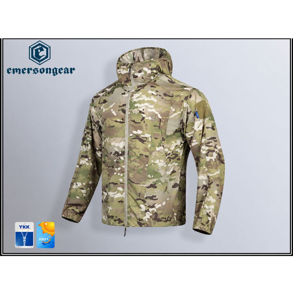 Chaqueta Ultraligera Blue Label EmersonGear UPF100+ Multicam (L)