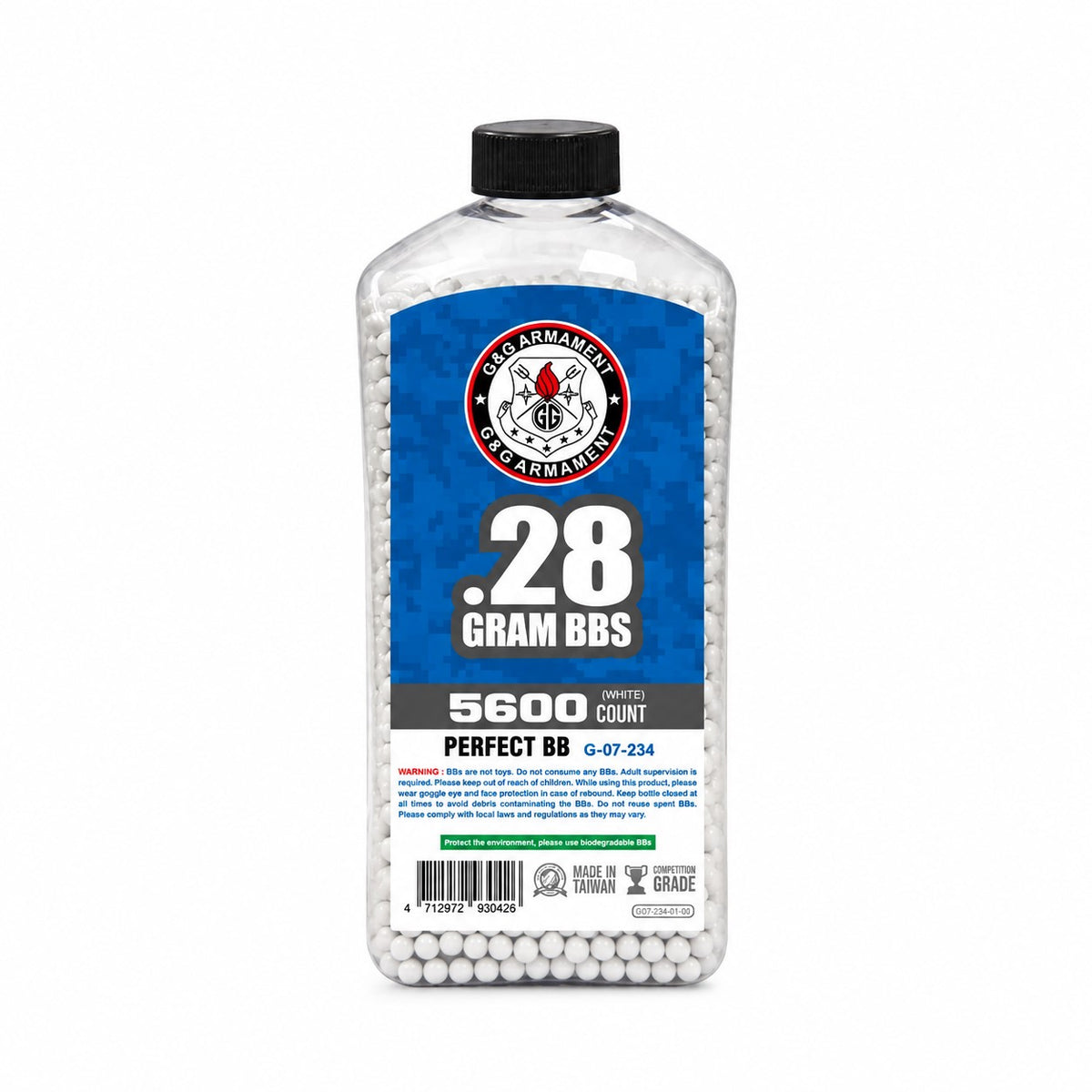 Balines G&G 0.28Grs. 5600Rds