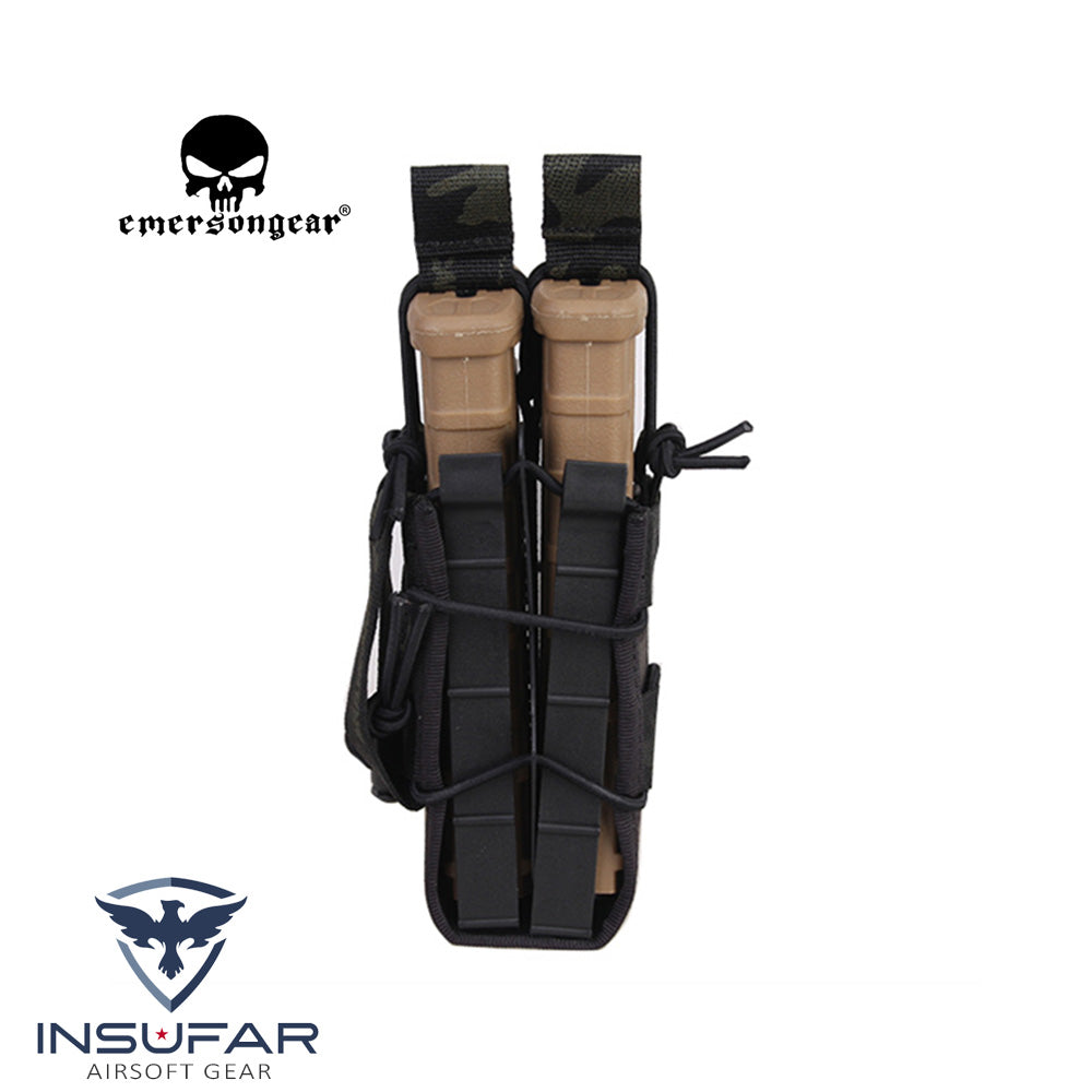 Porta cargador Emerson Molle doble negro