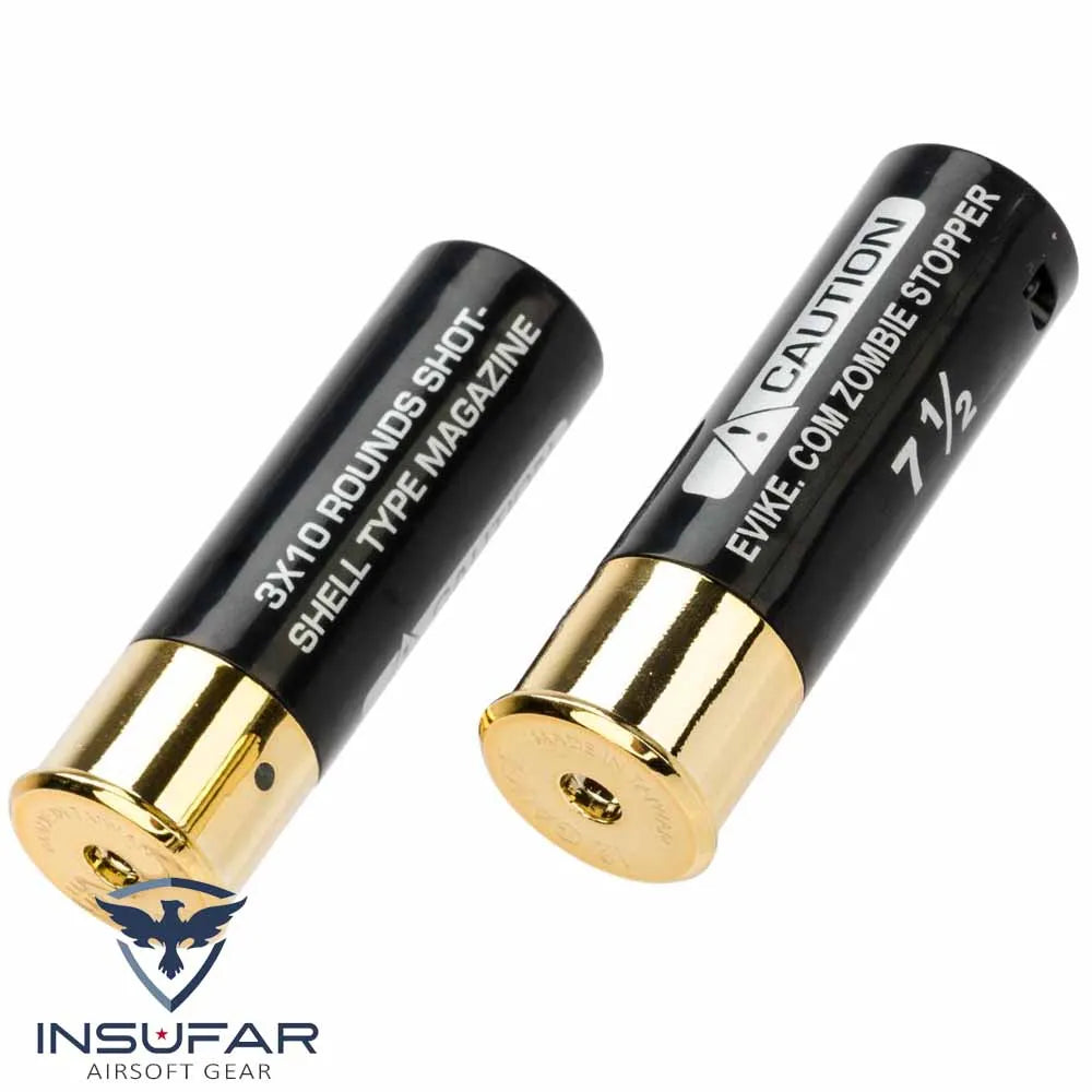 Pack 2 cartuchos Evike Zombie Stopper 30 Rondas negros