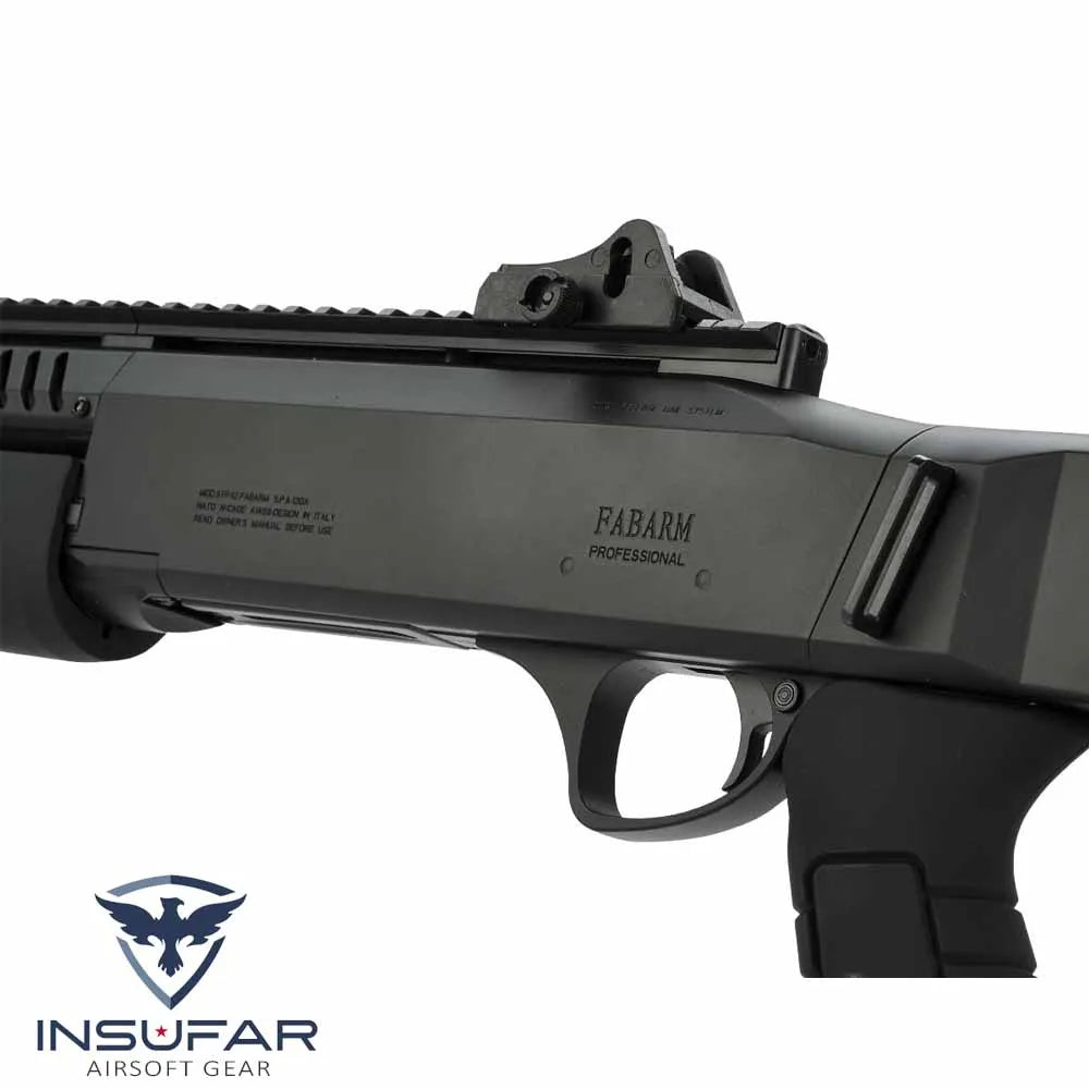 Escopeta FABARM STF12 Pump Action Tri-Shot (Modelo: con culata/negro)