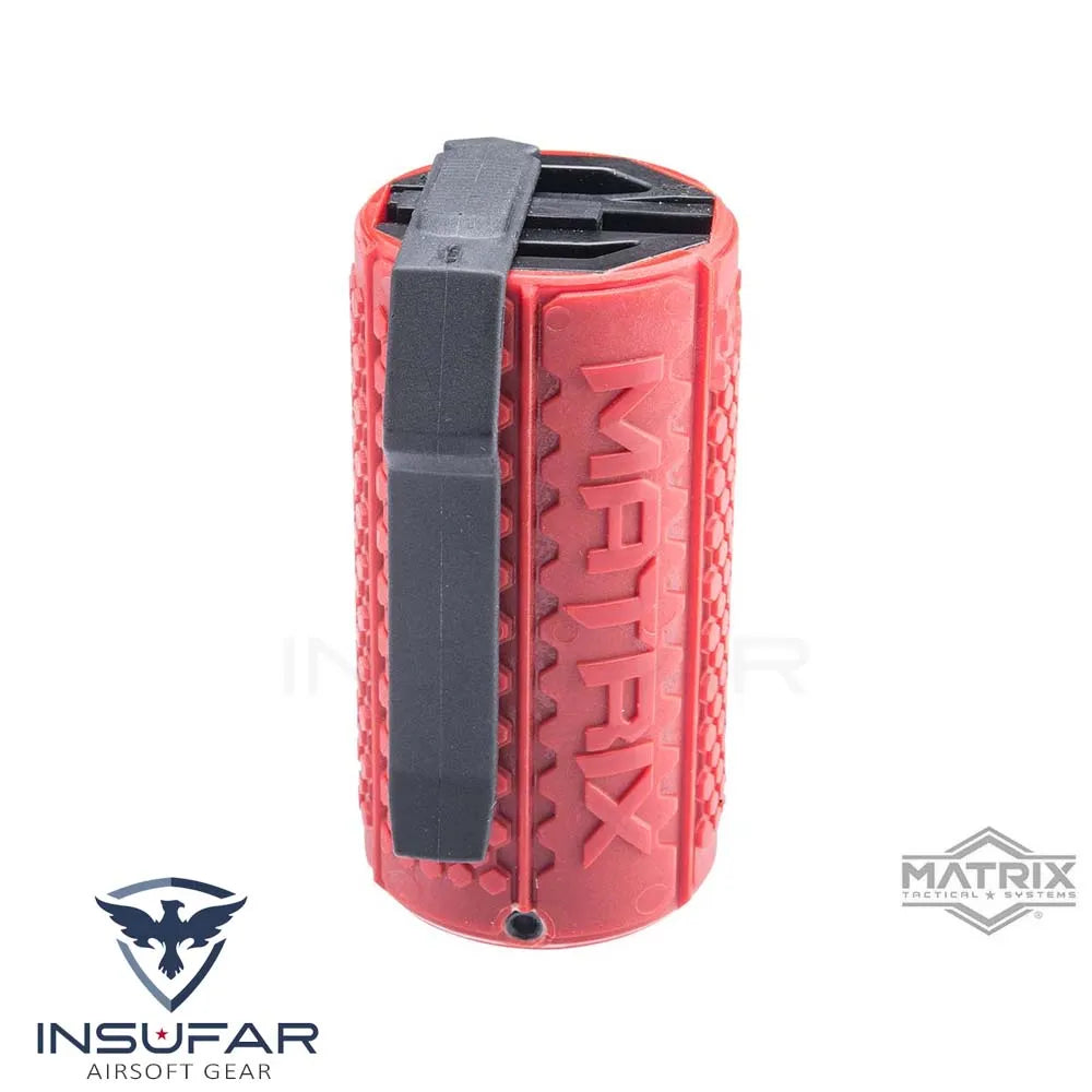 Granada Matrix de impacto Typhoon 360 Gas (Rojo)