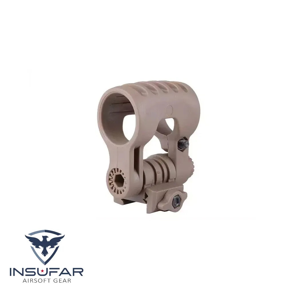Montura linterna ajustable RIS ocre