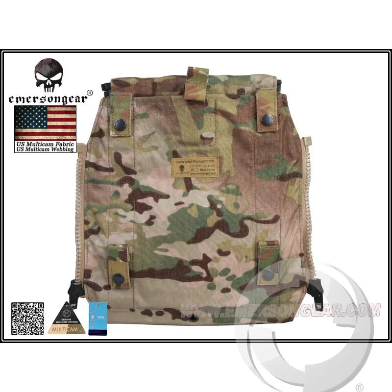 Back Pack Zip panel para chaleco AVS /JPC2.0/CPC Multicam