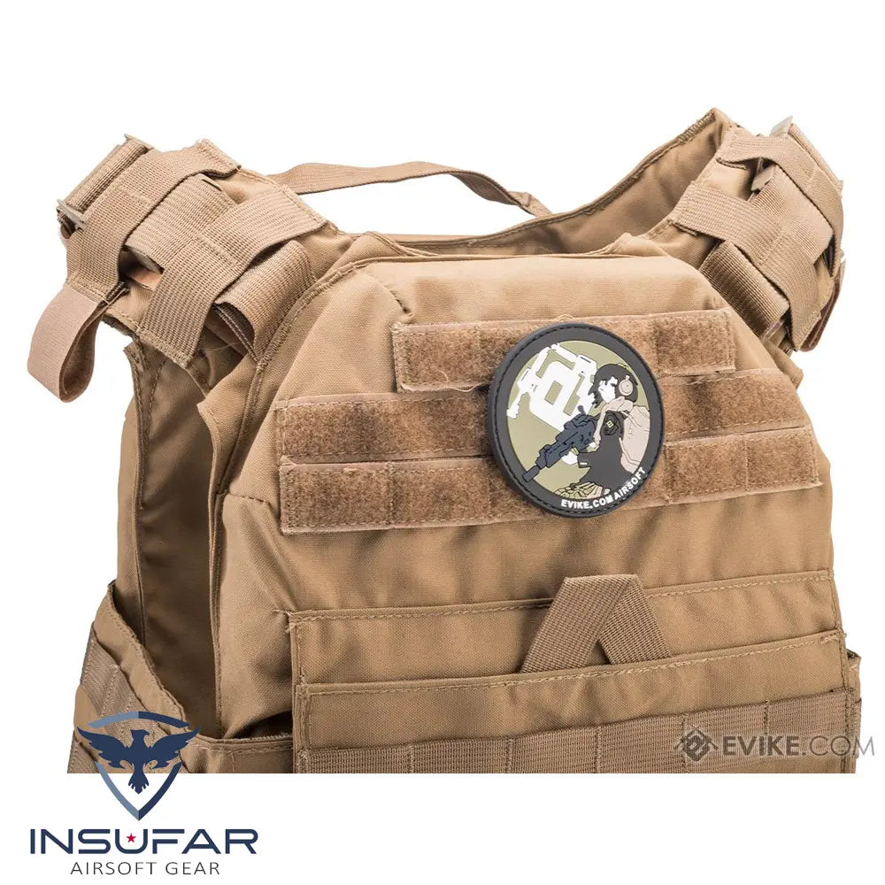 Parche PVC "Airsoft Gunner Girl "Evike