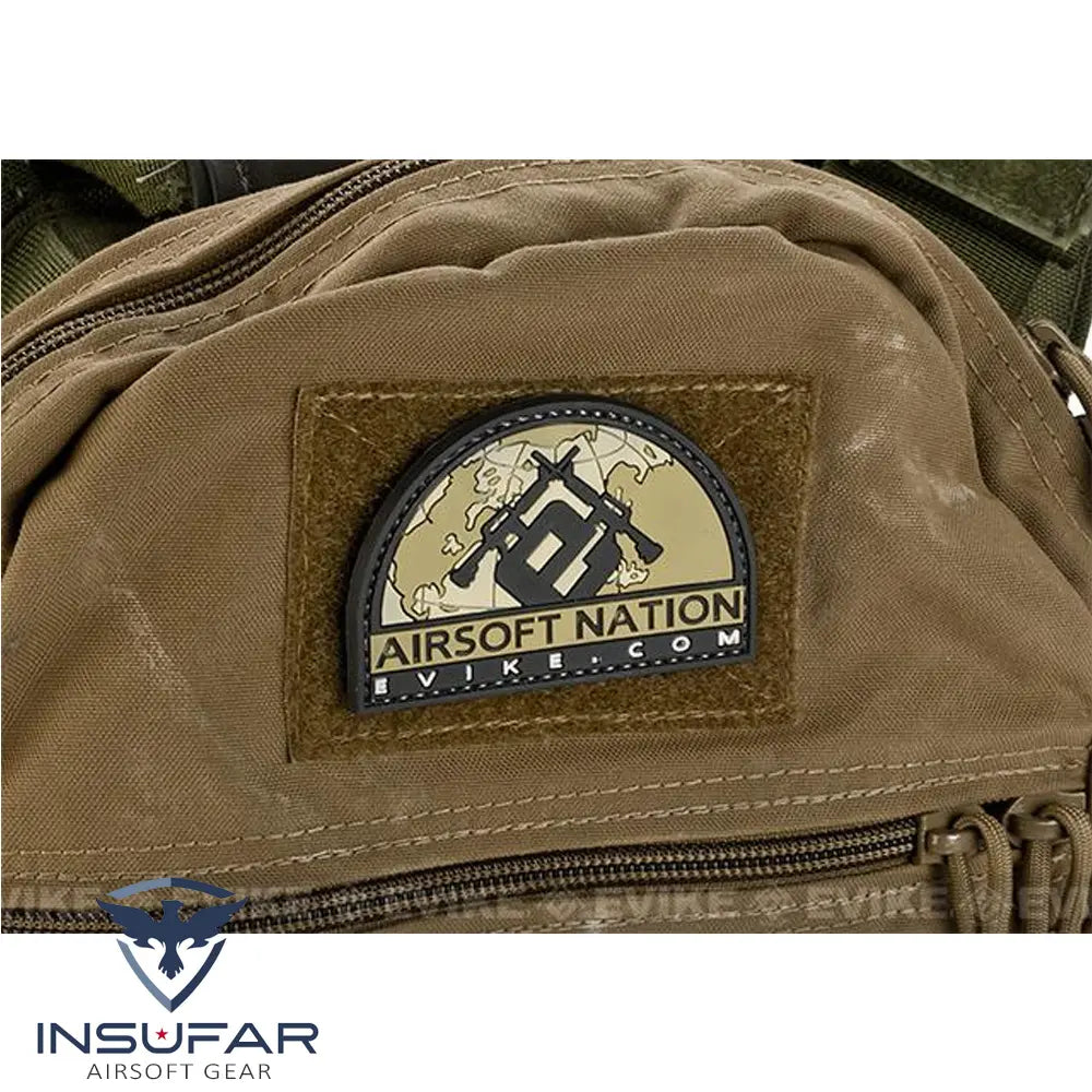Parche PVC tan Airsoft Nation II Evike
