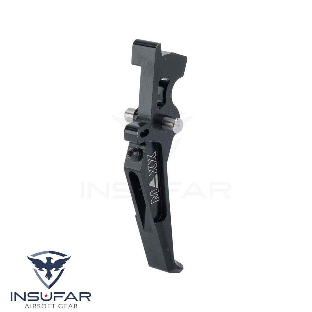 Gatillo avanzado Maxx Model Aluminio CNC para serie M4 / M16 AEG (Estilo: E /Negro)