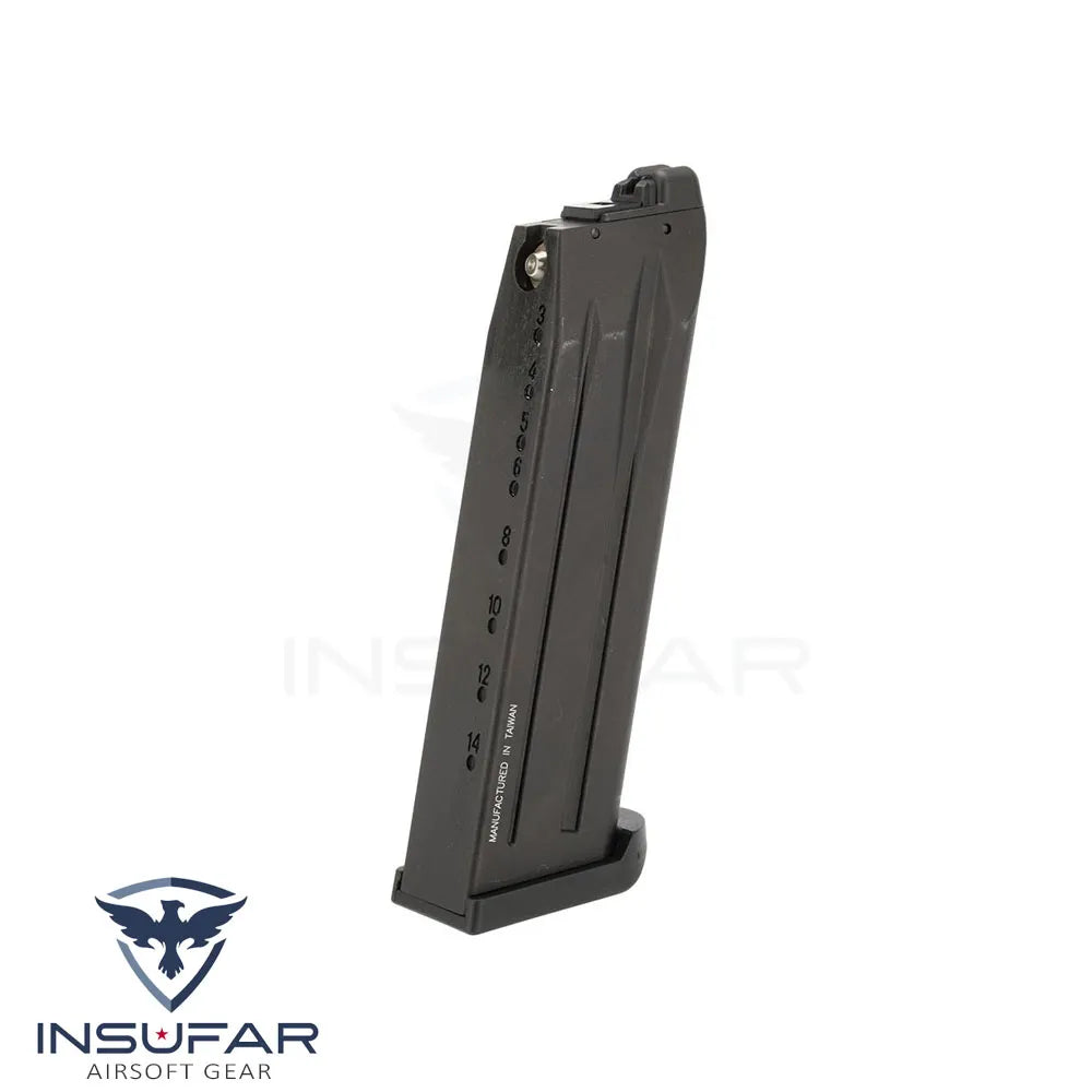 H&K Licensed Full Metal Magazine for KWA / Evike.com Exclusive H&K USP Match Pistol
