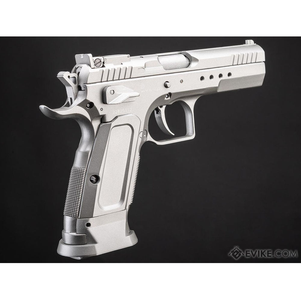 Replica pistola plateada Cybergun Licenciada Tanfoglio Edición limitada Co2