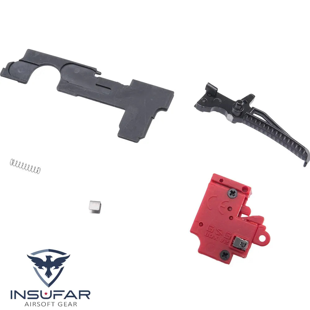 ETU 2.0 + Mosfet 4.0 + gatillo vertical para gearbox Ver.II (Cableado trasero)