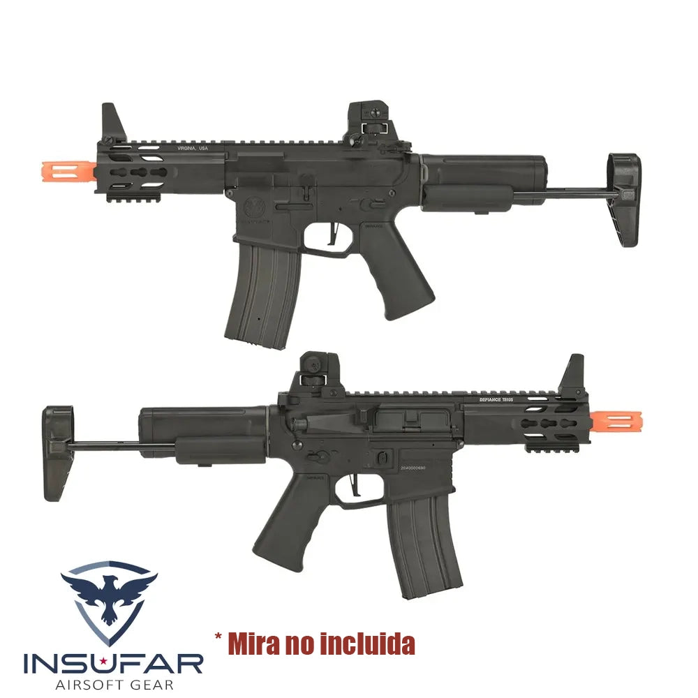 Replica Krytac Full Metal Trident MKII PDW Airsoft AEG negra