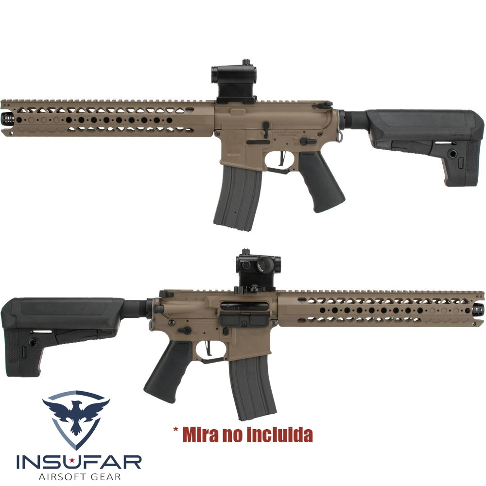 Replica Krytac War Sport LVOA-S M4 AEG color tan