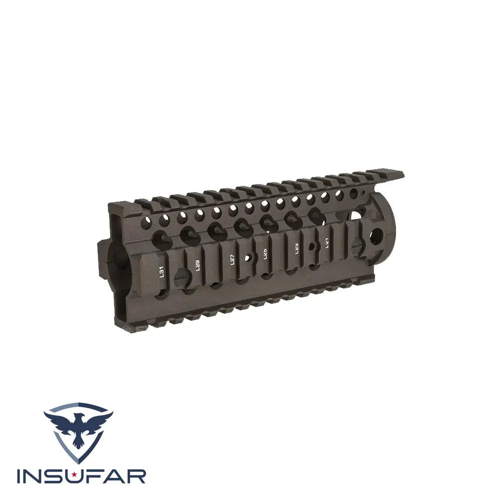 Guardamanos Daniel Defense Omega Rail System 7" para Airsoft AEG Madbull (Color: Dark Earth)