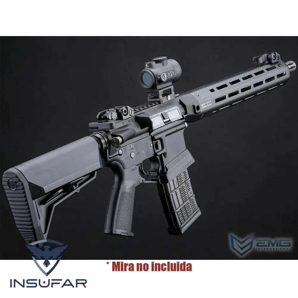 Réplica Airsoft EMG Lancer Systems L15 Defense AEG con Handguard de Fibra de Carbono 15"
