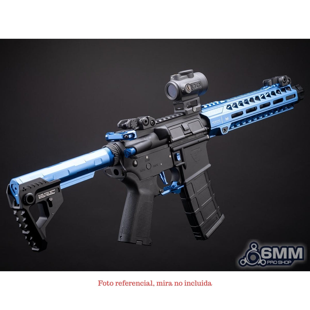 Replica 6mmProShop Strike Industries Licenciada "Sentinel" M4 AEG Azul / 10" Gridlok lite
