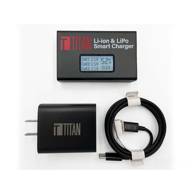 Cargador balanceador de baterías Lipo Titan (Mod. USB-C)