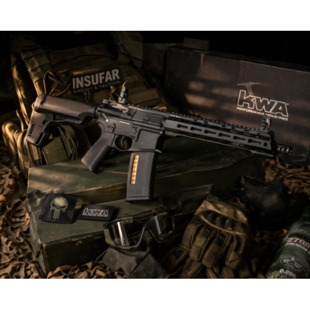Réplica Airsoft KWA Ronin T10 Recoil AEG con ETU – Alto rendimiento