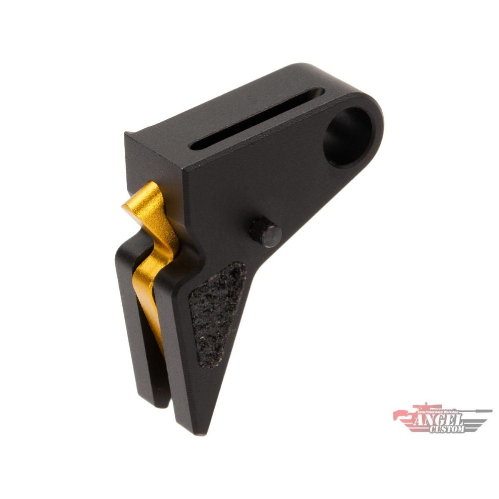 Gatillo CNC Flat Angel Custom para KWA ATP GBB – Negro/Dorado