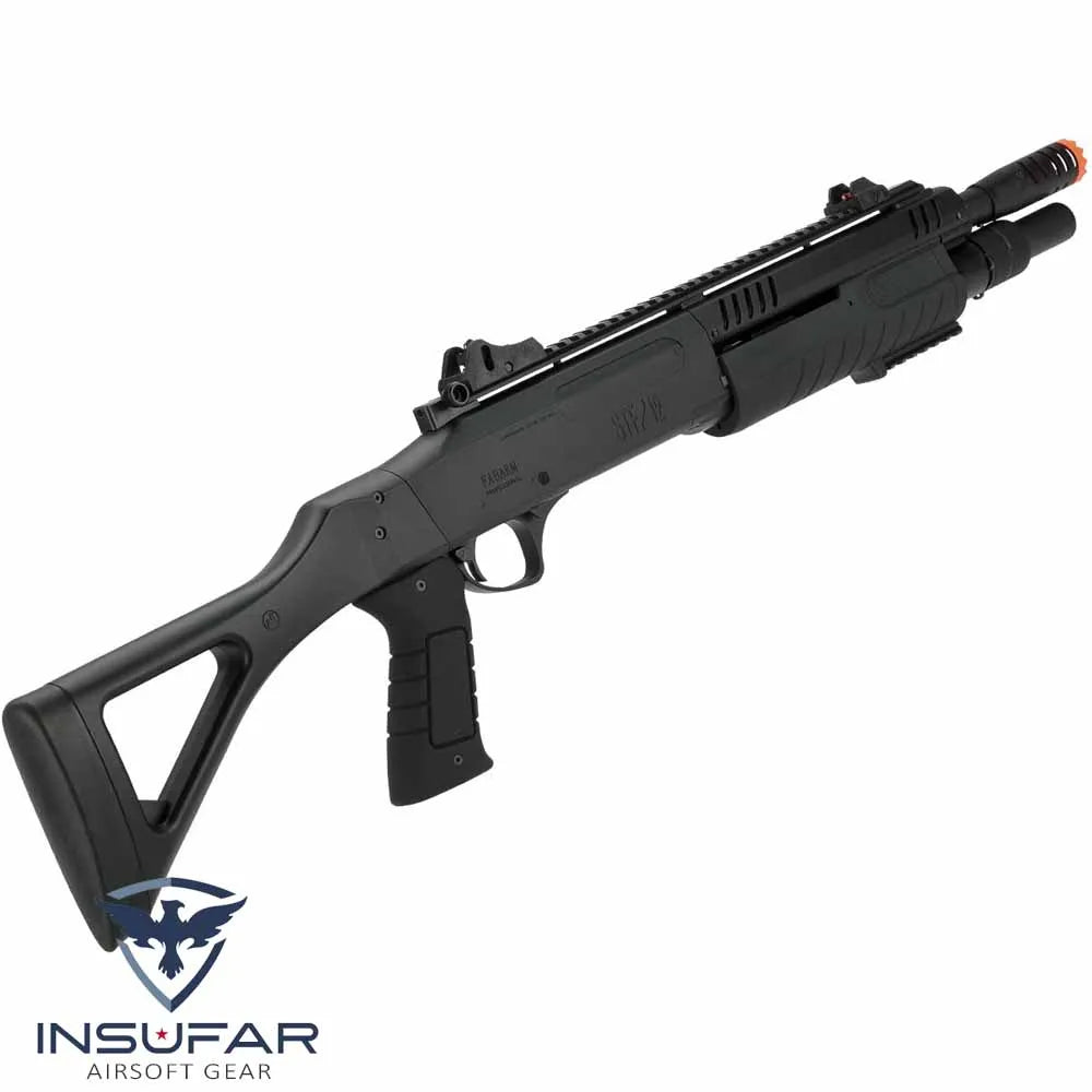 Escopeta FABARM STF12 Pump Action Tri-Shot (Modelo: con culata/negro)