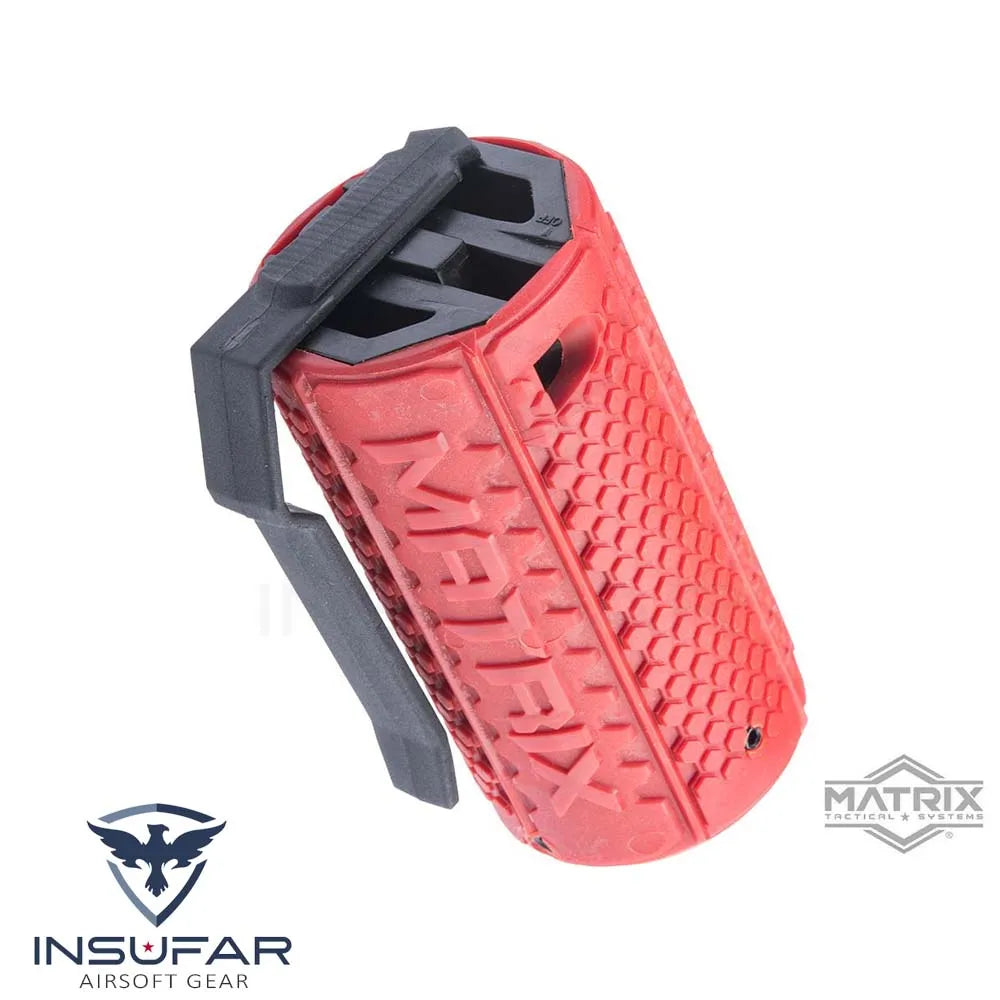 Granada Matrix de impacto Typhoon 360 Gas (Rojo)