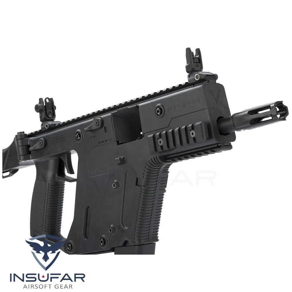 Replica Krytac licenciada Kriss Vector USA AEG SMG (Modelo: negro / <400 FPS)